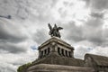 KOBLENZ, GERMANY, JUNE 30, 2017: the monumental equestrian statue of William I